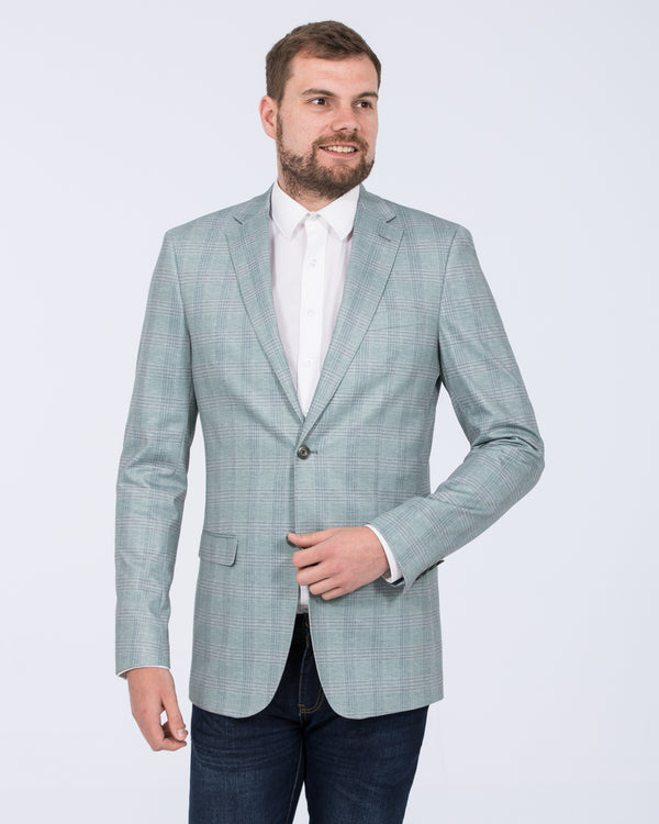 Skopes Montalvo Slim Fit Tall Blazer (light green check)