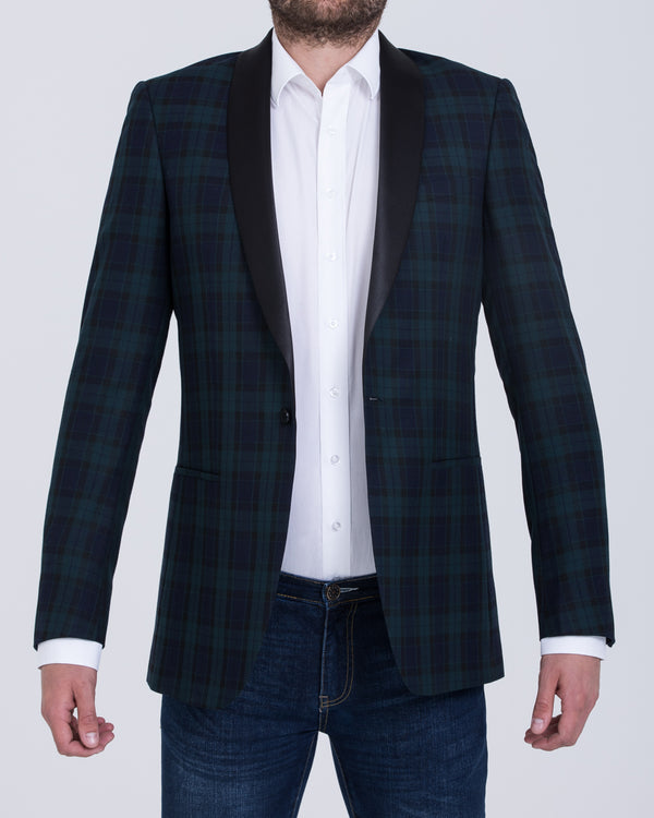 Skopes Sanchez Tall Blazer (navy/green check)