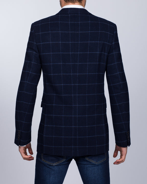 Skopes Slim Fit Tall Warwick Blazer (navy check)