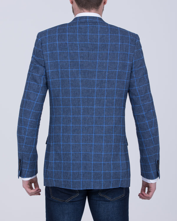 Skopes Trevor Tall Blazer (navy/blue check)