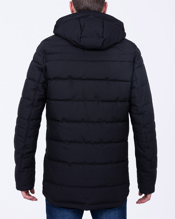 Cabano Tall Fleece Lined Puffer Jacket (black)