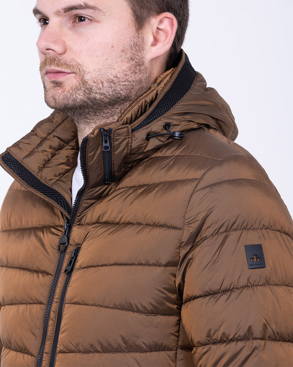 Cabano Tall Adjustable Puffer Jacket (copper)