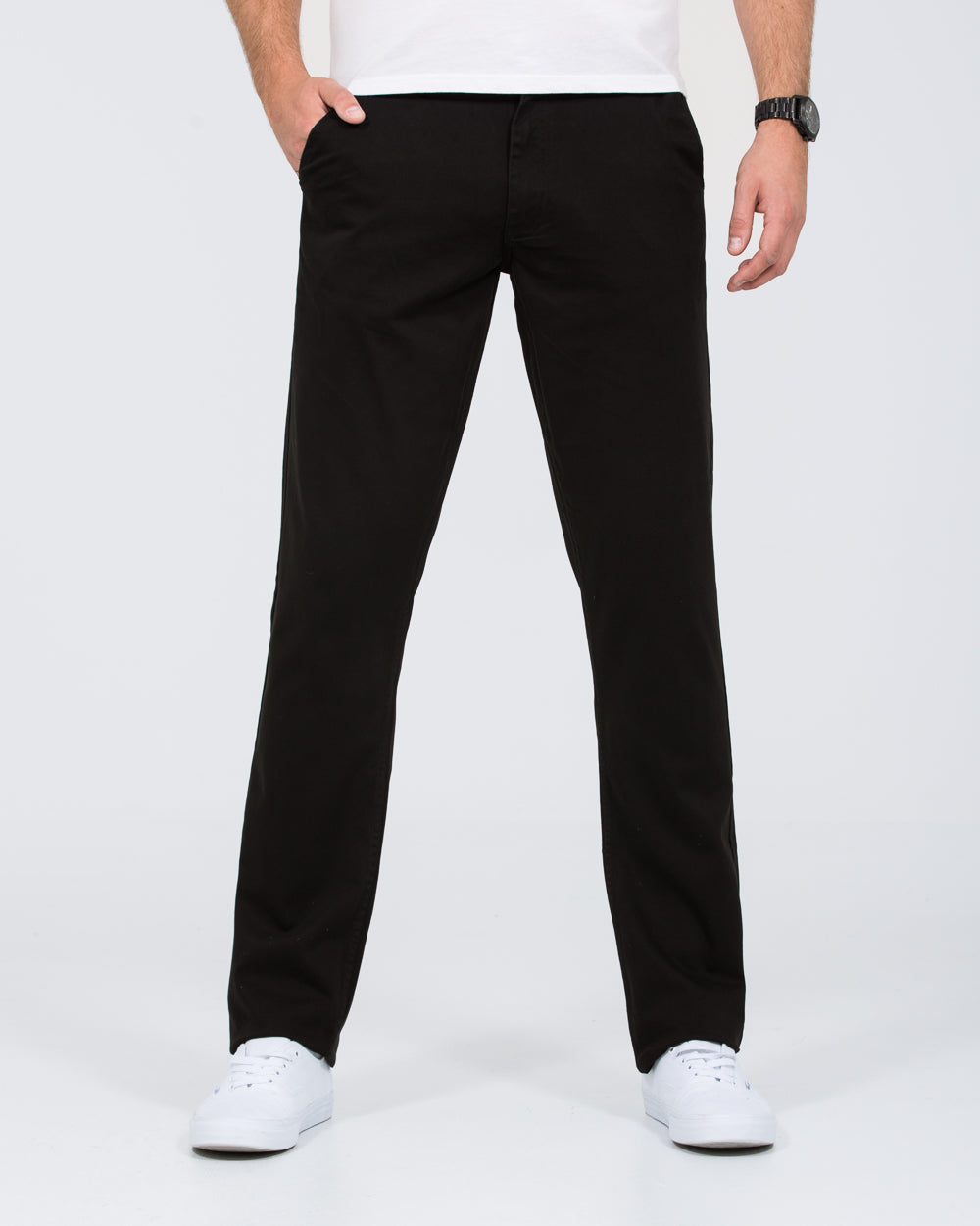 2t Marco Tall Mens Extra Long Longer Chinos (black) 36 38 40