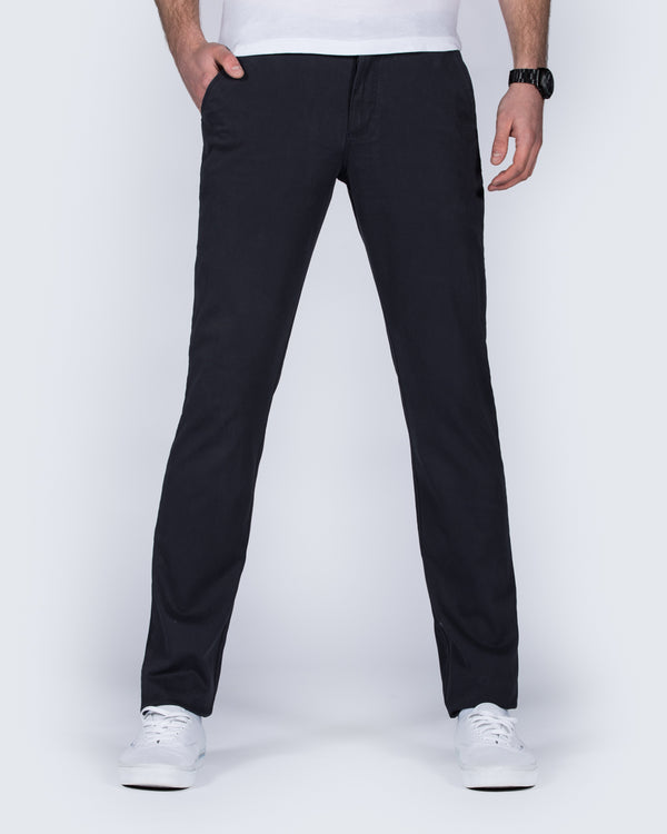 Redpoint Odessa Slim Fit Tall Chinos (plain navy)