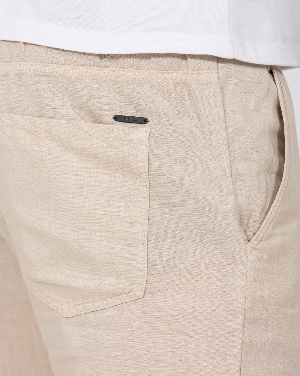 Redpoint Carden Linen Blend Slim Fit Tall Chinos (beige)