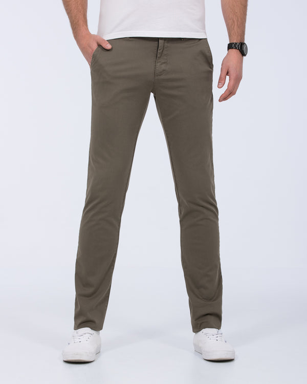 Redpoint Jasper Slim Fit Tall Chinos (olive green)