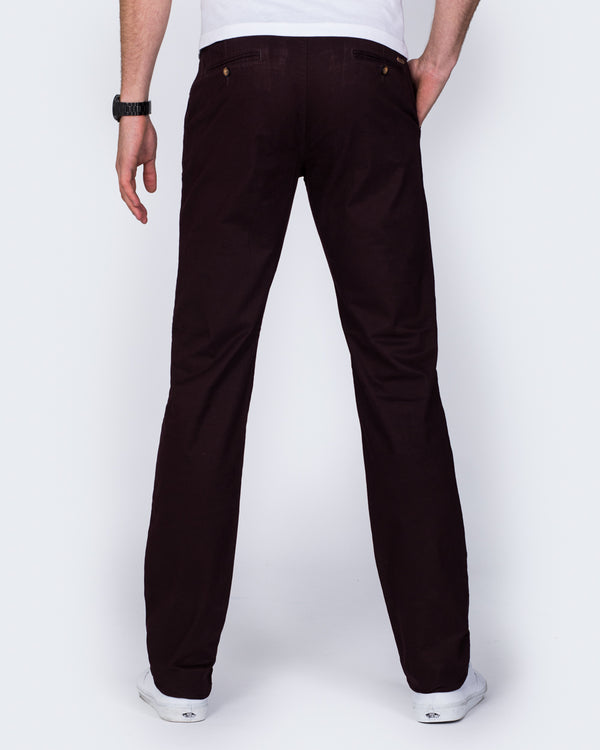 Redpoint Odessa Slim Fit Chinos (plum)