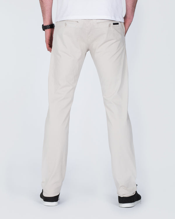 Cub Fox Tapered Fit Tall Chinos (ecume)