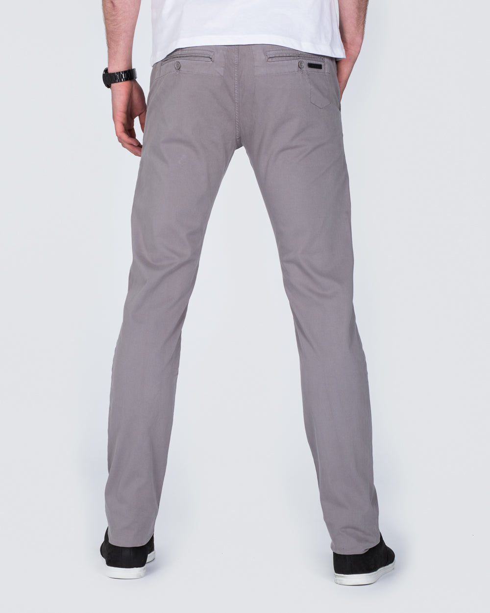Cub Fox Tapered Fit Tall Chinos (cendre)