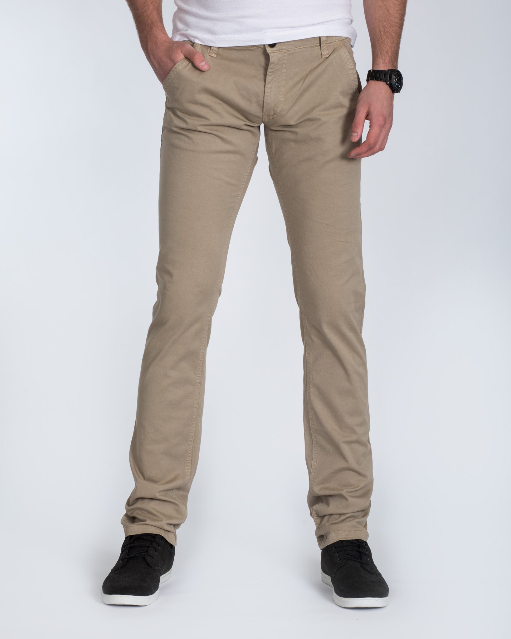 Cub Fox Tapered Fit Tall Chinos (sable)
