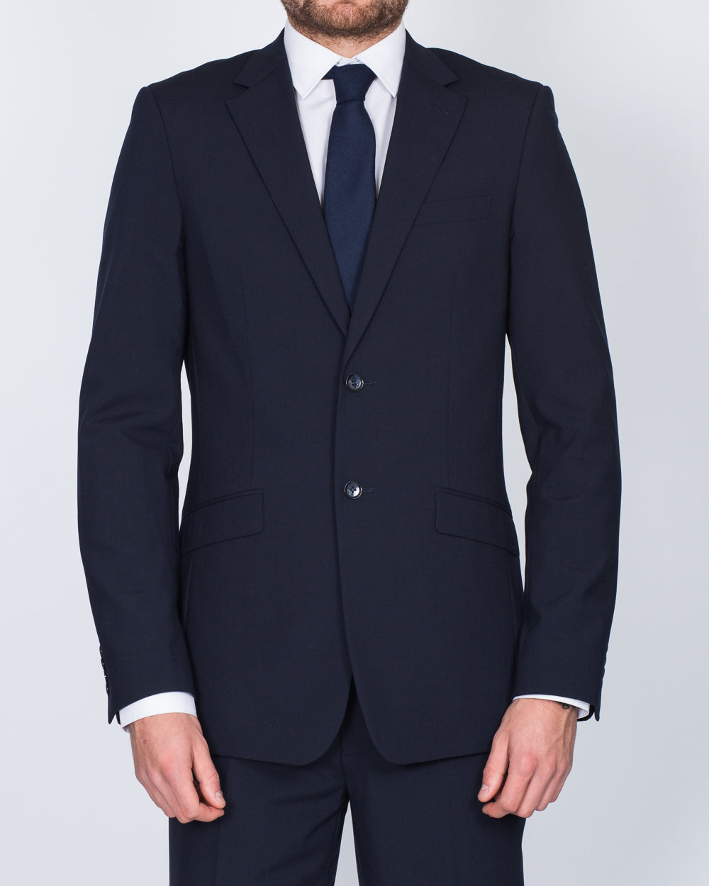 Skopes Regular Fit Wool Tall Suit Jacket (navy)