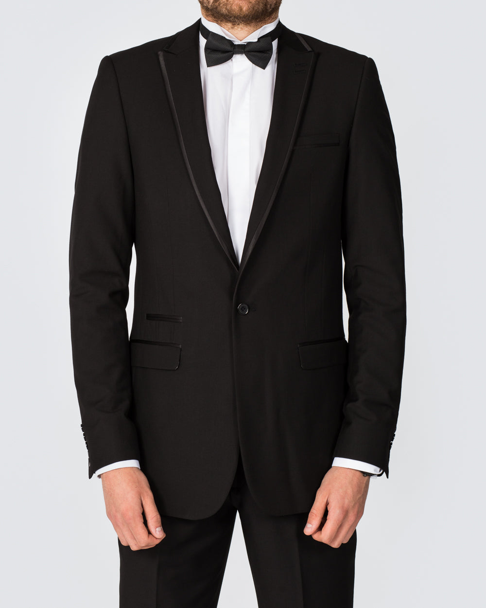 Skopes Slim Fit Tall Dinner Suit (black)