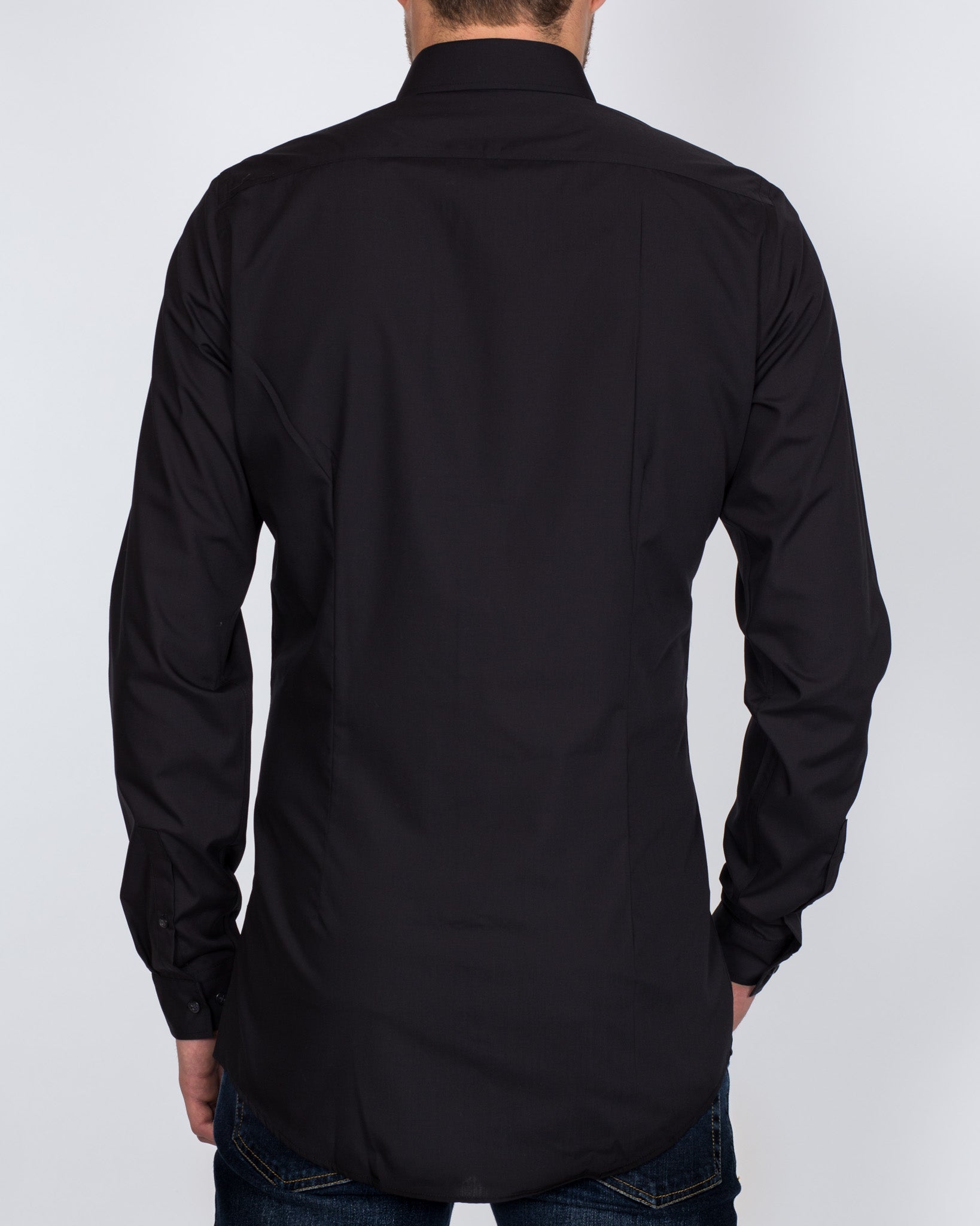 Double Two Slim Fit Tall Shirt (black)