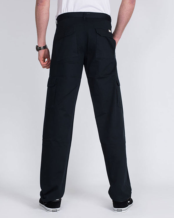 Ed Baxter Heavy Duty Extra Long 38 Leg Tall Mens Combat Trousers (navy ...