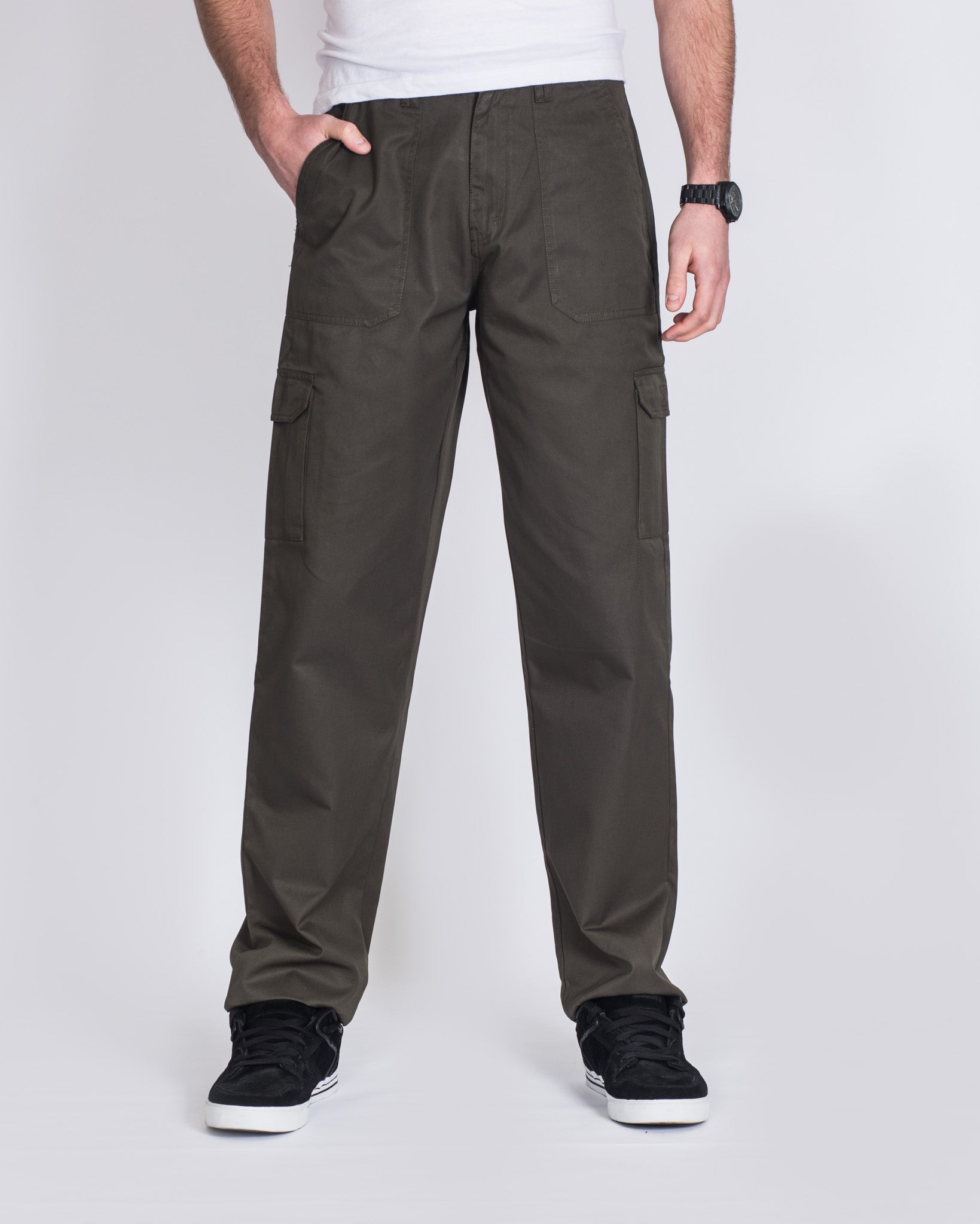 Ed Baxter Heavy Duty Tall Combat Trousers (khaki)