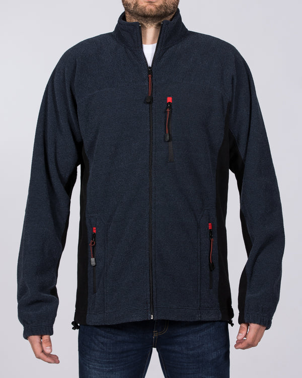 2t Zip Up Tall Bonded Fleece (navy)