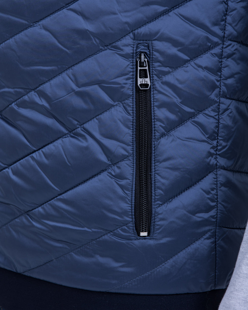 Cabano Tall Quilted Gilet (blue)