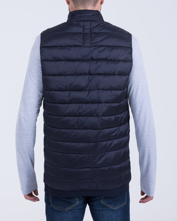 Cabano Tall Quilted Gilet (navy)