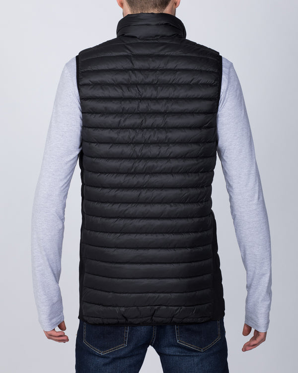 North 56 Tall Quilted Gilet (black)