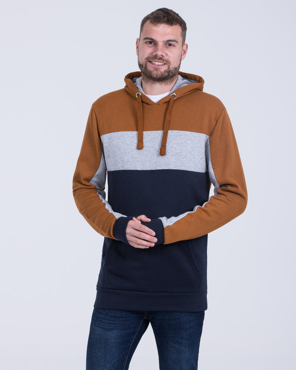 2t Pullover Tall Striped Hoodie (ochre)