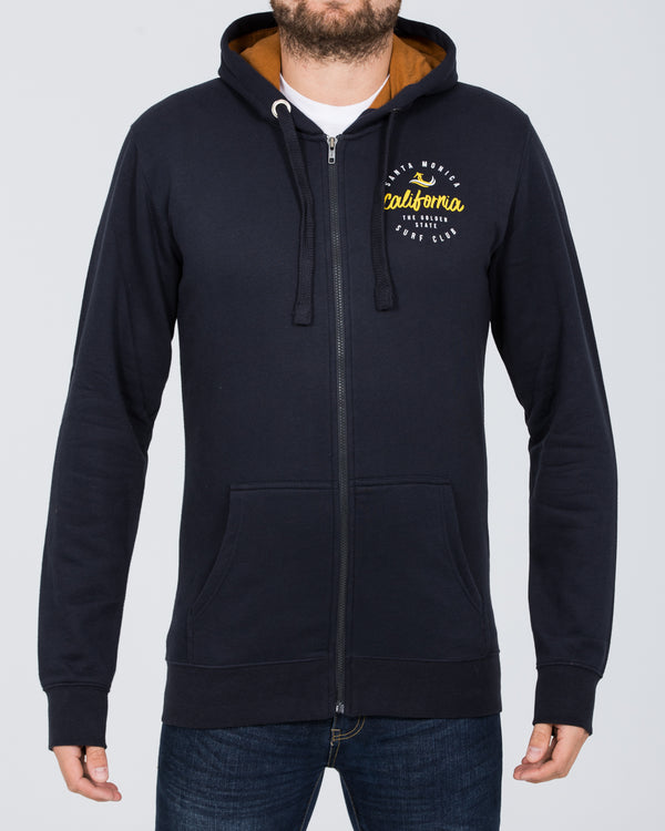 2t California Zip Up Tall Hoodie (navy)