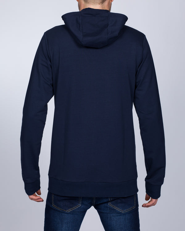 2t Zip Up Tall Declan Hoodie (navy)