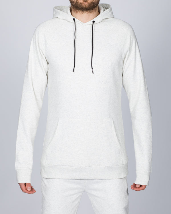 2t Pullover Tall Riley Hoodie (white marl)