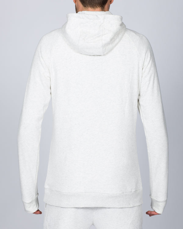 2t Pullover Tall Riley Hoodie (white marl)