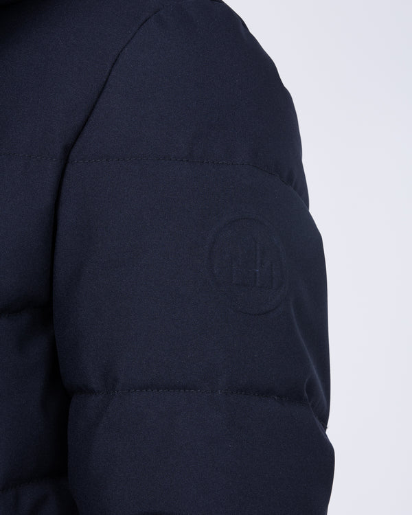 Cabano Tall Quilted Parka Jacket (plain navy)