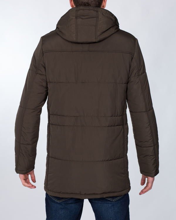 Cabano Tall Hooded Jacket (olive)