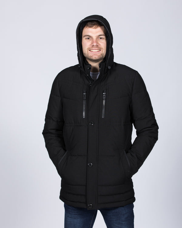 Cabano Tall Puffer Jacket (black)