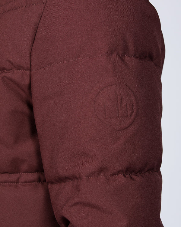 Cabano Tall Puffer Jacket (maroon)