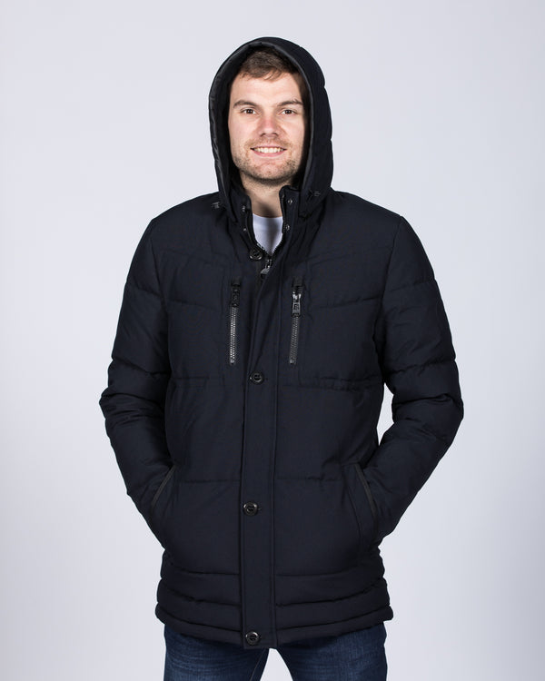 Cabano Tall Puffer Jacket (navy)