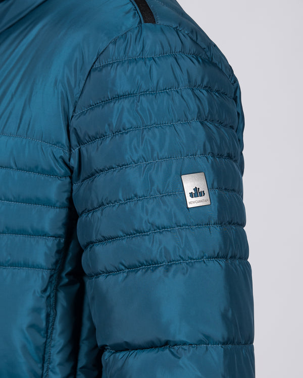 Cabano Lightweight Tall Quilted Jacket (petrol)