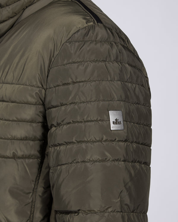 Cabano Lightweight Tall Quilted Jacket (olive)