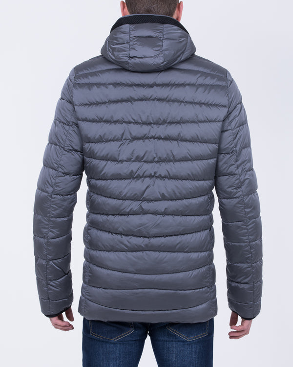 Cabano Tall Adjustable Puffer Jacket (graphite)