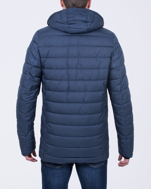 Cabano Tall Lightweight Puffer Jacket (denim blue)