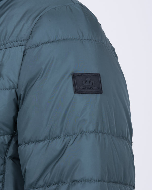 Cabano Tall Lightweight Puffer Jacket (bottle green)