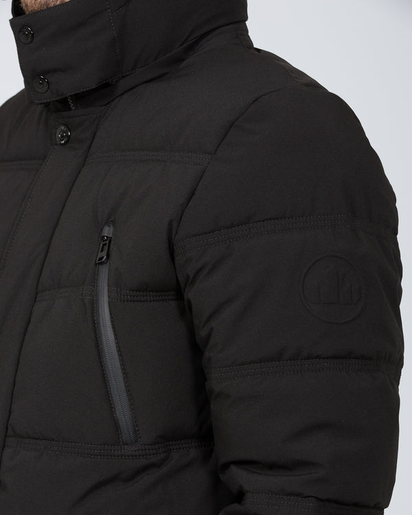 Cabano Tall Waterproof Fleece Lined Jacket (black)