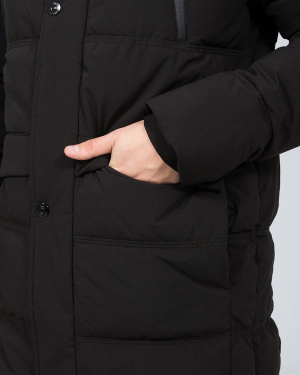 Cabano Tall Waterproof Fleece Lined Jacket (black)