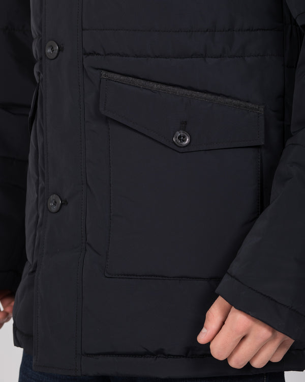 Cabano Tall Hooded Jacket (navy)