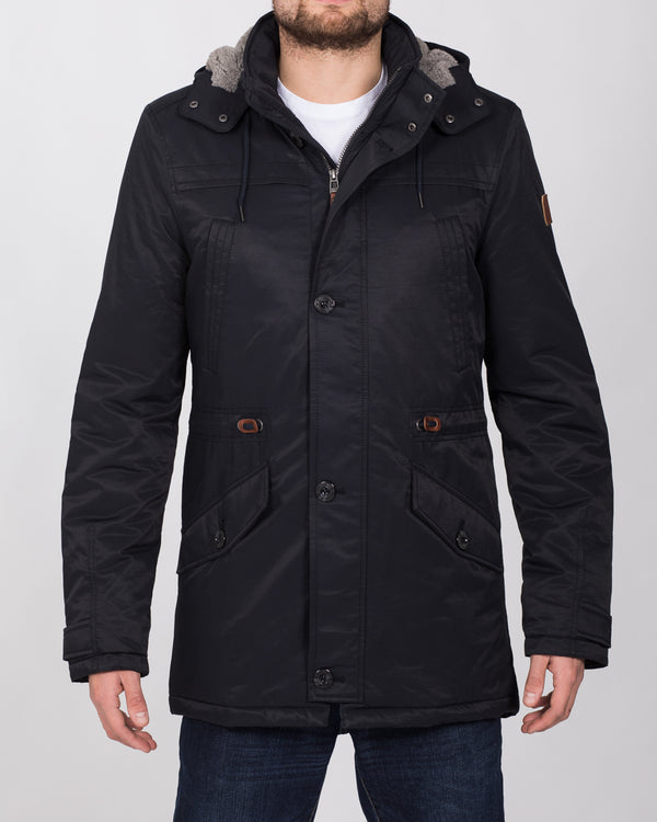 Cabano Tall Cotton Parka Jacket (navy)