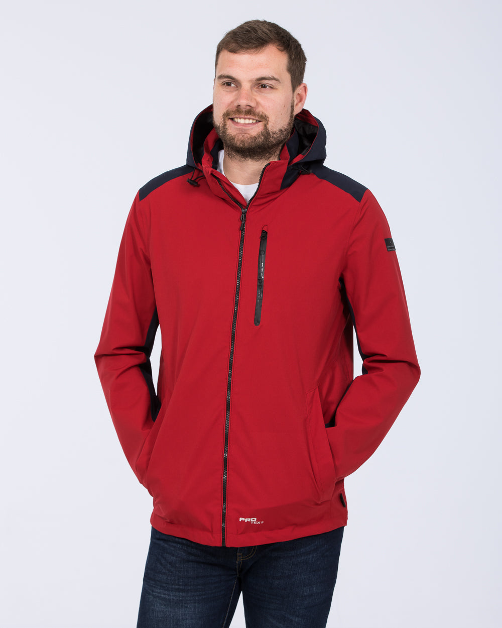 Redpoint Len Tall Lightweight Waterproof Jacket (red)