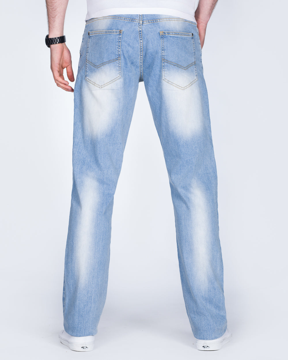 2t Rico Regular Fit Tall Jeans (light wash)