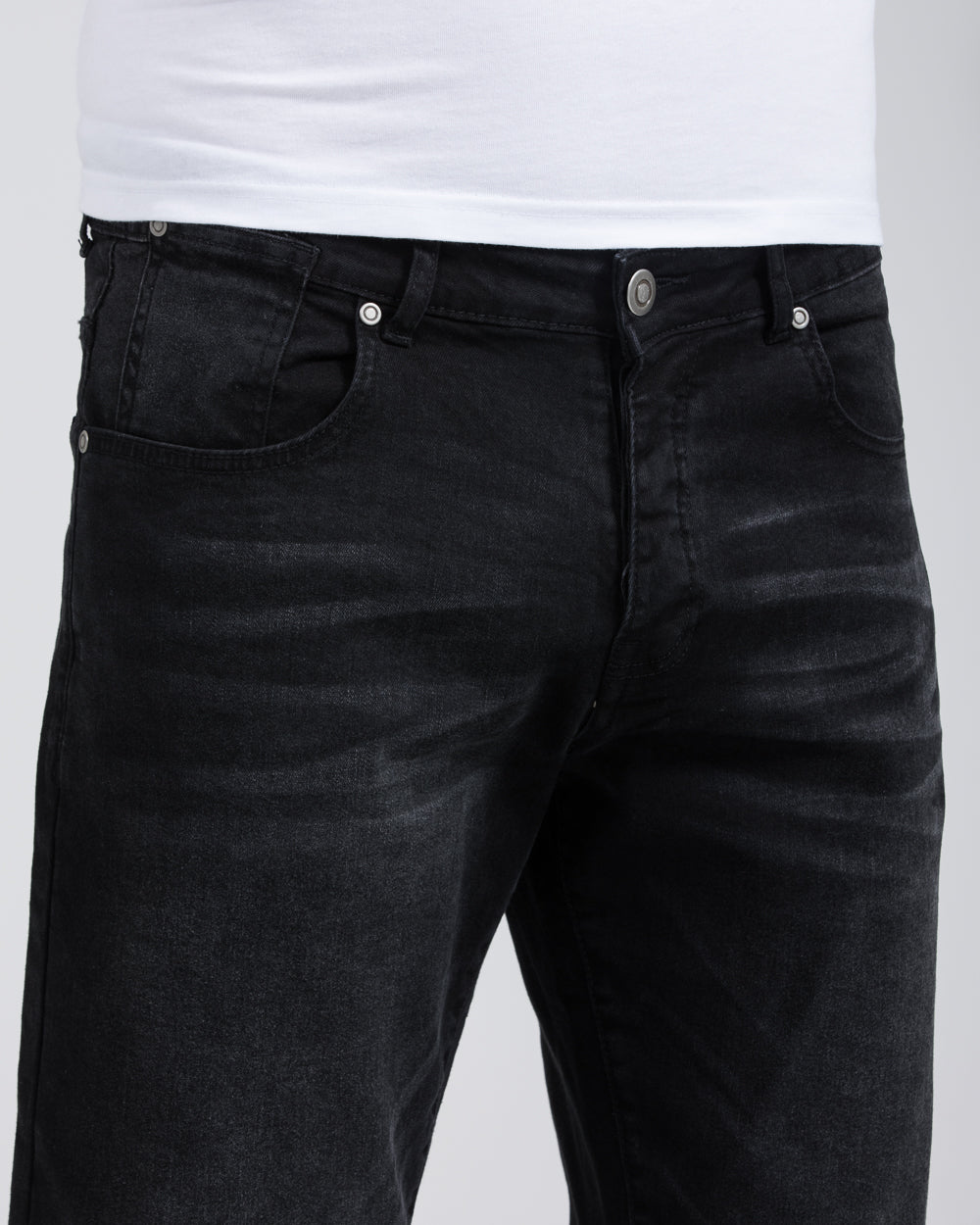 2t Rico Regular Fit Tall Jeans (washed black)