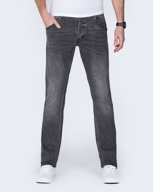 Mustang Michigan Tapered Regular Fit Tall Jeans (dark grey)