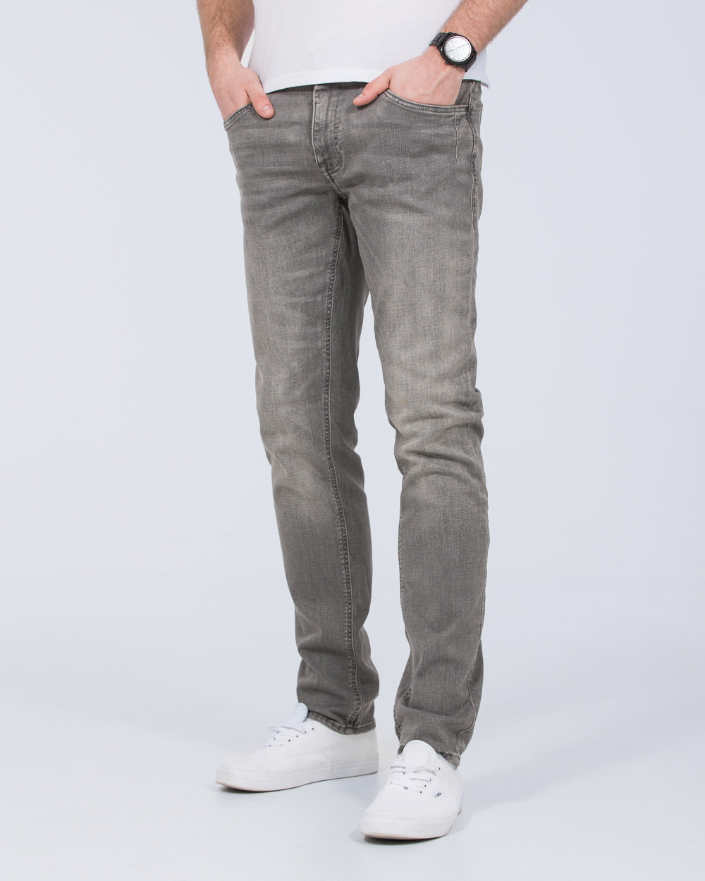 Blend Twister Tapered Fit Tall Jeans (grey)
