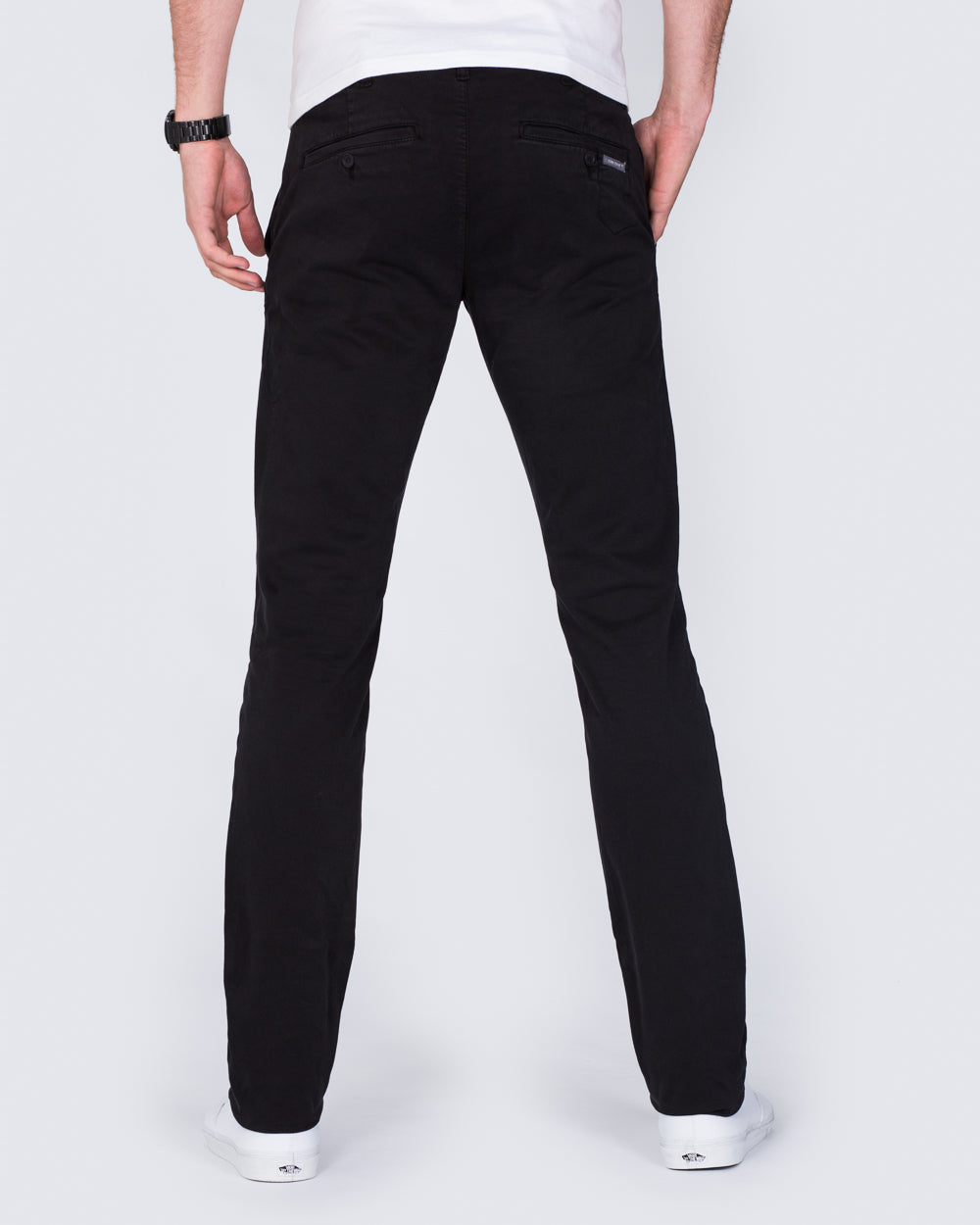 Cub Frog Tapered Fit Tall Chinos (noir)