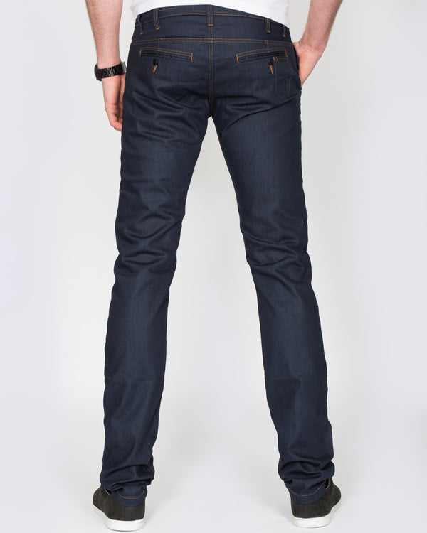 Cub Fox Tapered Fit Tall Denim Chinos (lovely blue)