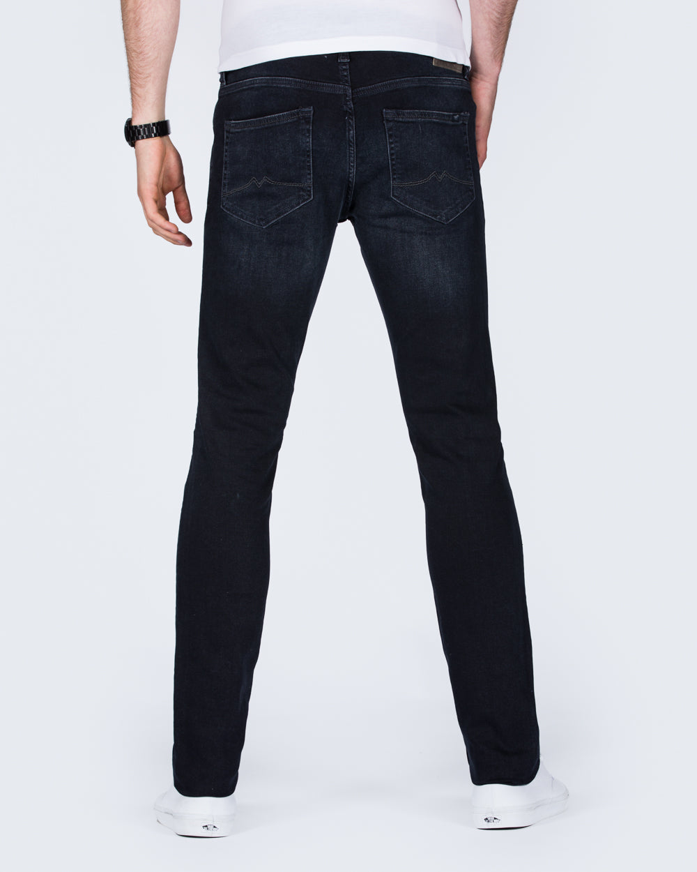 Mustang Oregon Tapered Slim Fit Tall Jeans (navy denim)
